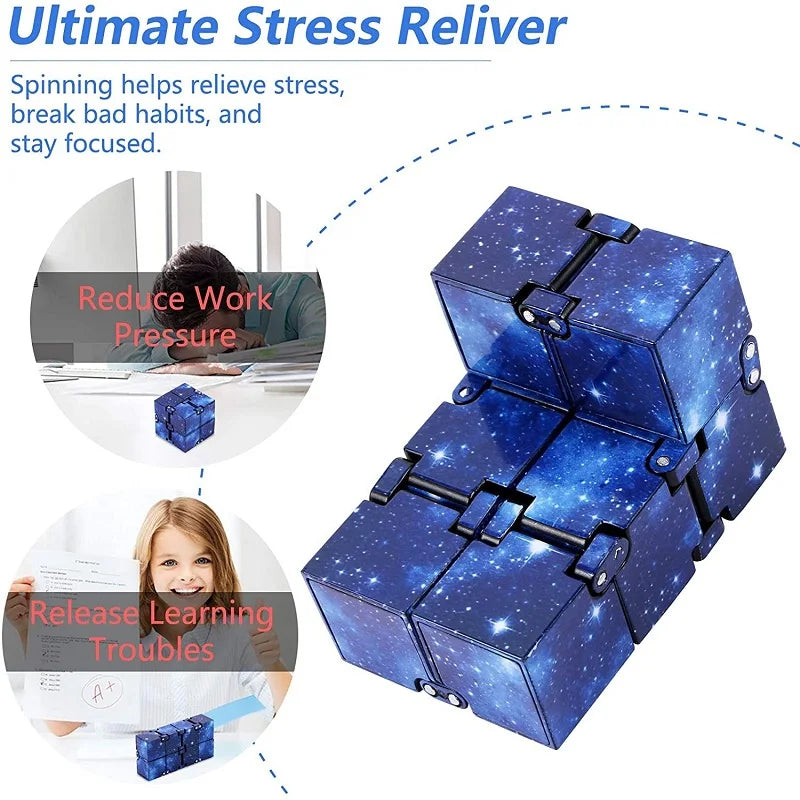 Infinity Cube Fidget Toy for Stress Relief-3
