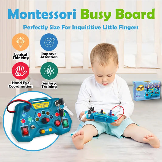 Montessori Busy Board for Gift-0