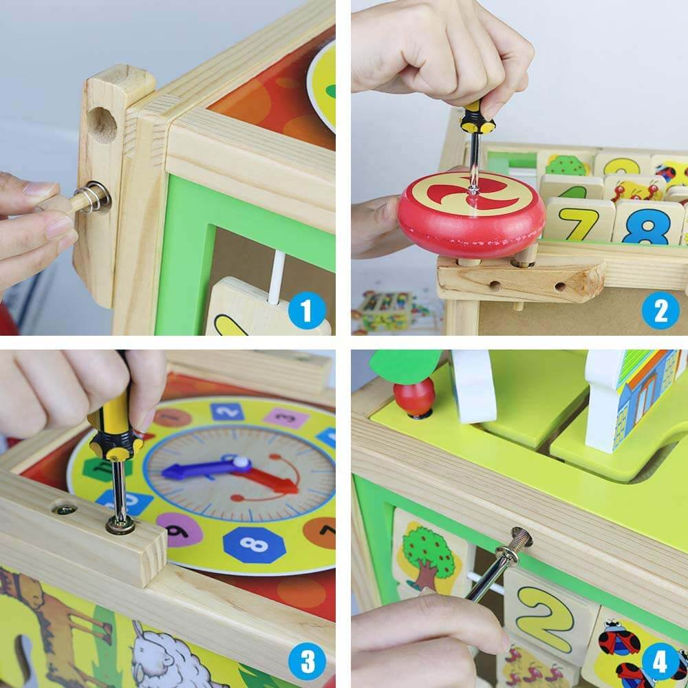 Multifunctional wooden walking aid-2